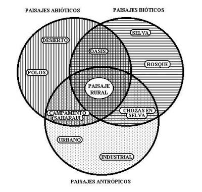 La formaci&oacute;n de paisajes.
